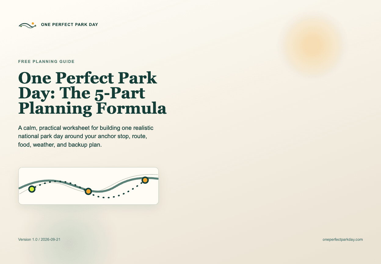 One Perfect Park Day: The 5-Part Planning Formula cover